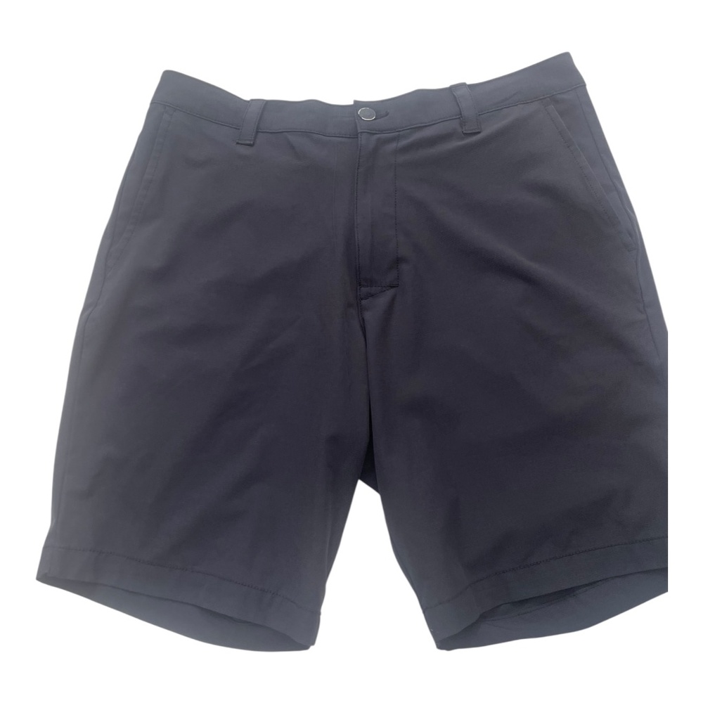 Banana Republic Men's Comfort Flat Front Shorts Black size 36 golf fast dry - Picture 8 of 12